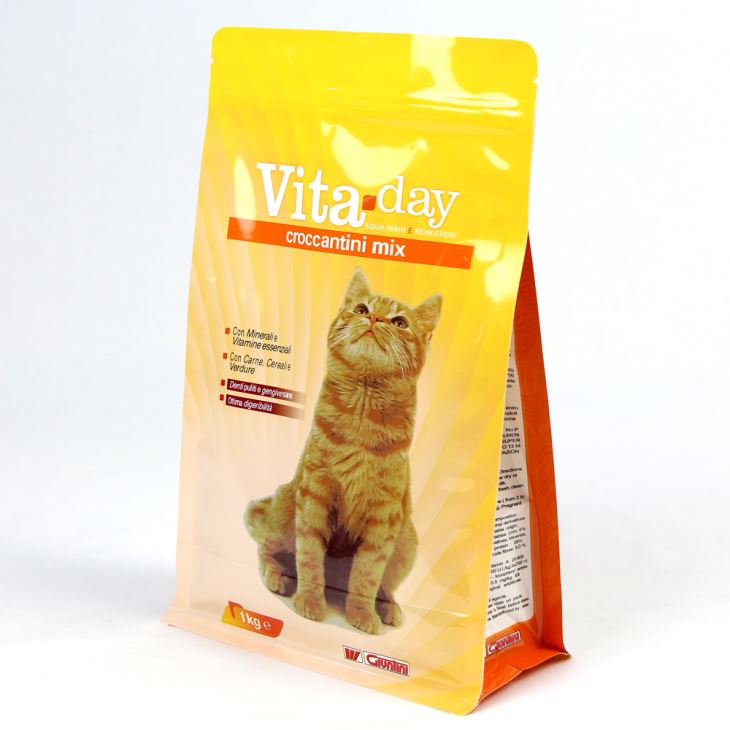 Litteä pohja Cat Food Bag