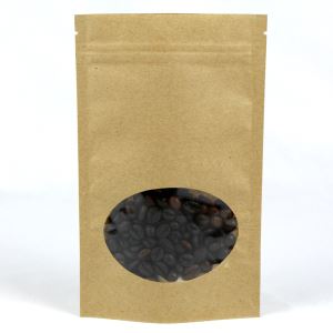 Stand Up Kraft paperipussit ikkuna