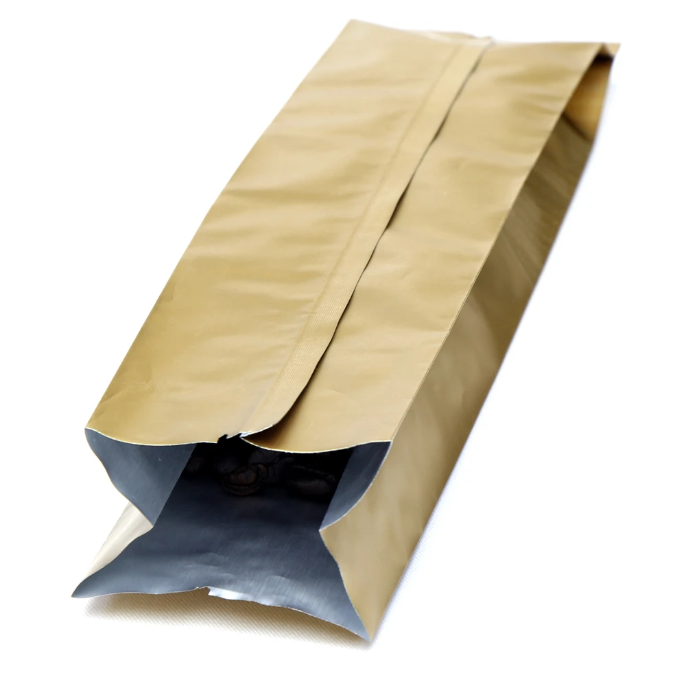 Factory Tukku Side Gusset Foil Kahvilaukku Factory Wholesale Side Gusset Foil Coffee Bag
