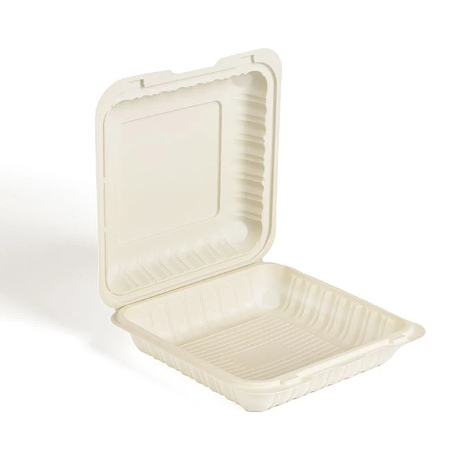 9 tuuman 3 lokeroa läpinäkyvä Eco PP muovi BPA-vapaa kertakäyttöinen Take Out...