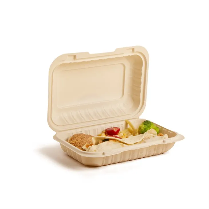 Thermoform 9x6 tuuman mikroaaltouunissa käytettävä PP-ruokapakkaus kertakäyttöiset take away -muoviset bento-lounaslaatikot