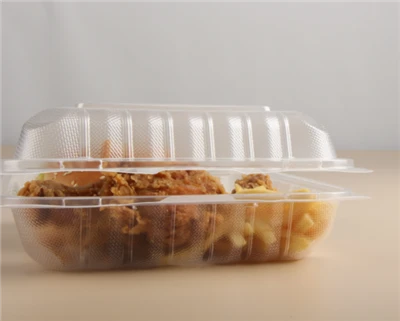 3 lokero läpinäkyvä To Go -säiliö