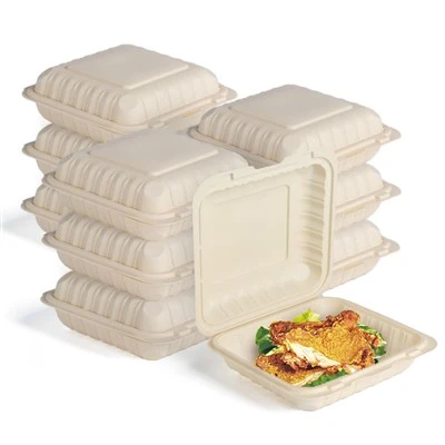 Muoviset kompostoitavat takeout-astiat