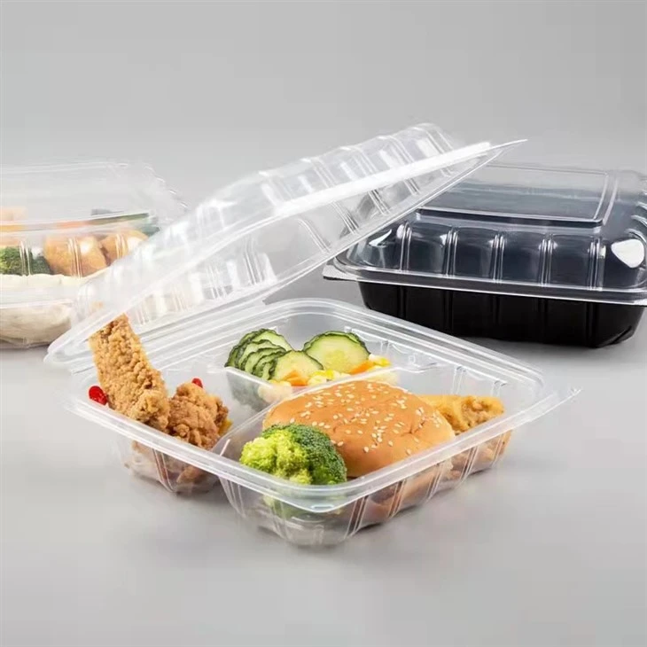 Läpinäkyvä Takeout Clamshell -ruokapakkaus