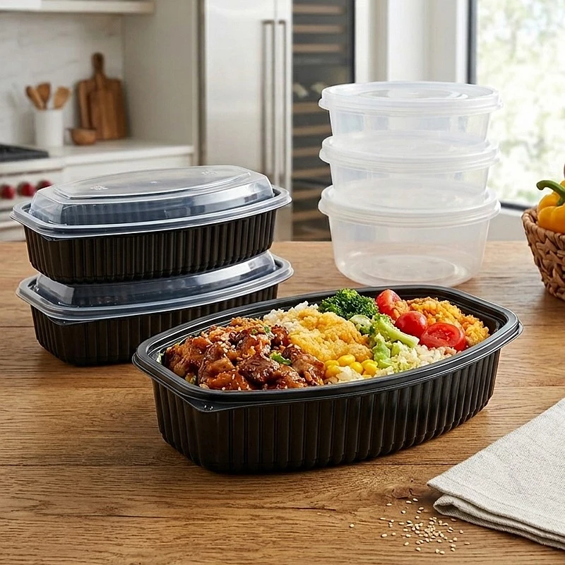 oval takeaway container