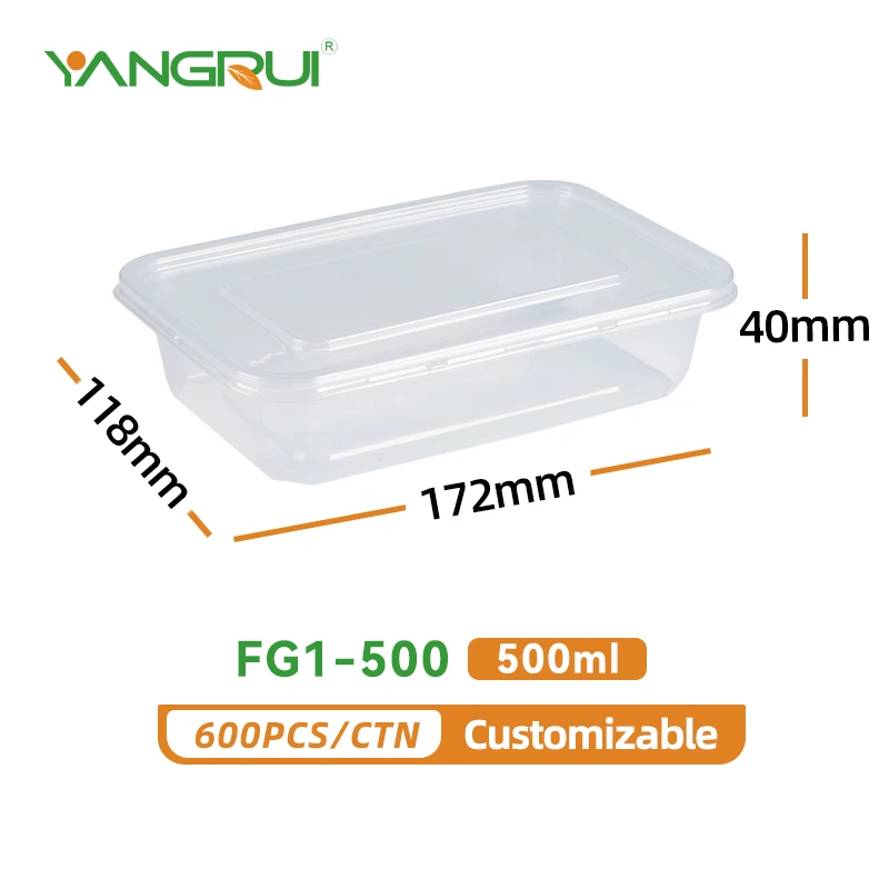 clear food packaging boxes