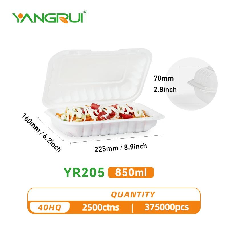 Disposable Plastic Take Out Hinged Food Container Disposable Plastic Take Out Hinged Food Container