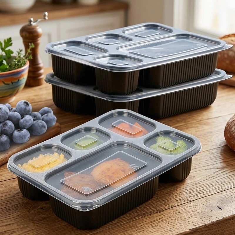 5 compartment food box